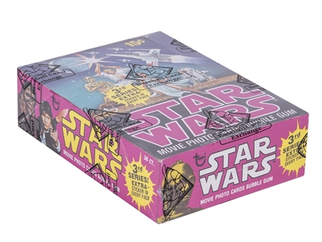 1977 Original Star Wars Series 3 Unopened Box - BBCE CERTIFIED